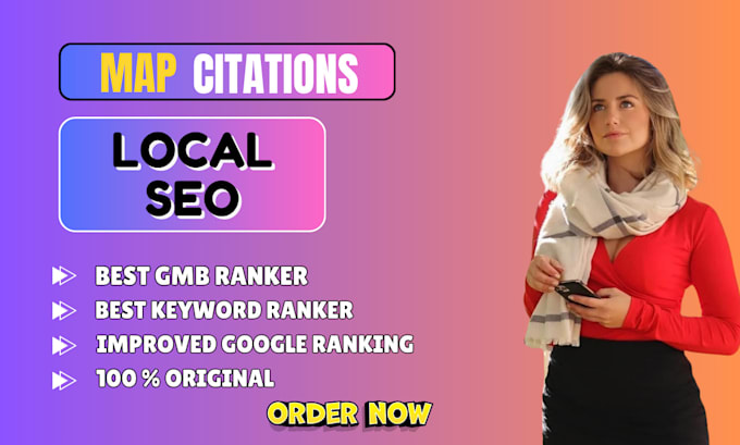 Gig Preview - Make google map citation for gmb ranking and local seo