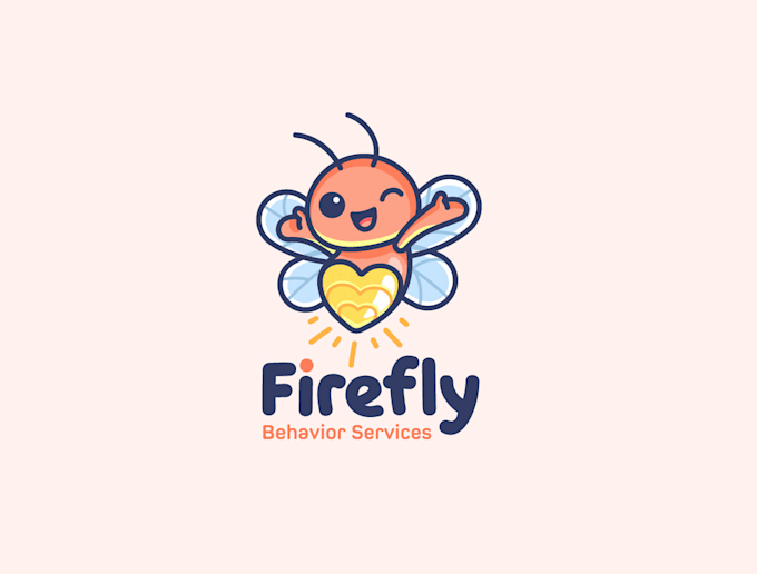 Gig Preview - Design mascot firefly behavior services logo