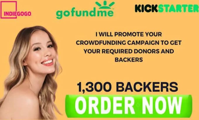 Gig Preview - Promote gofunme, kickstarter, crowdfunding fundraising virally