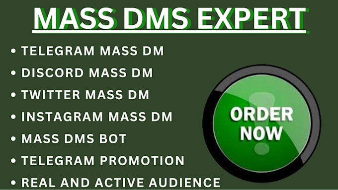 Bestseller - do telegram mass dm discord bulk messaging for your community