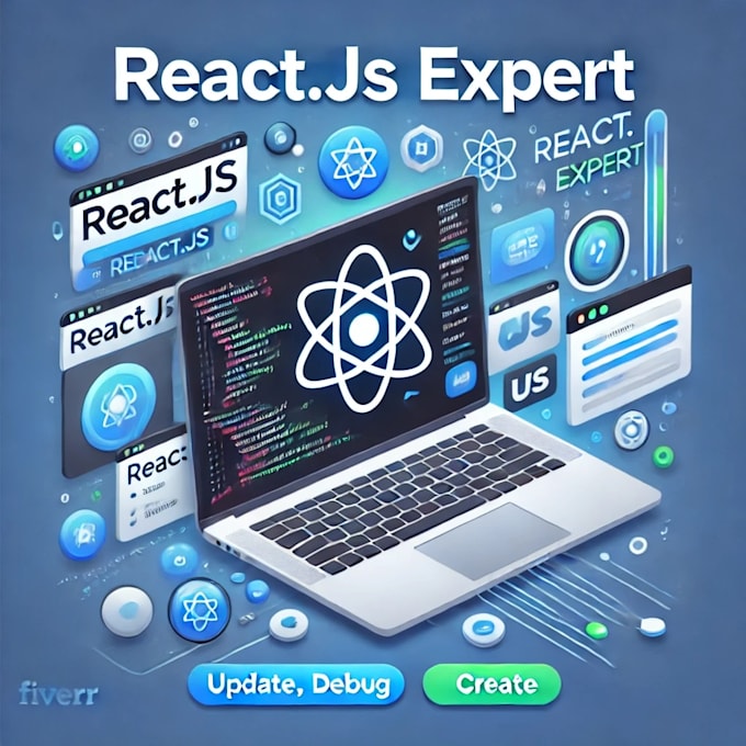 Gig Preview - Create a stunning website for your business with react