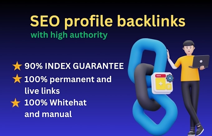 Gig Preview - Create indexable SEO profile backlinks