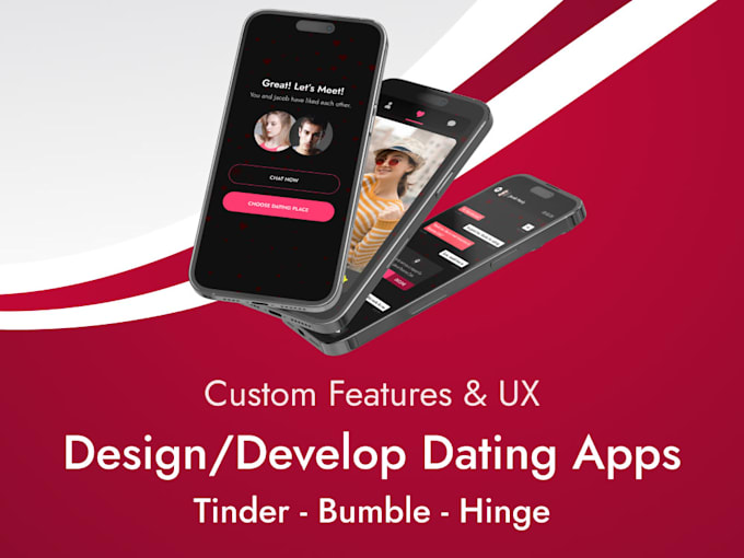 Gig Preview - Develop online dating app, match making app like tinder, bumble, hinge