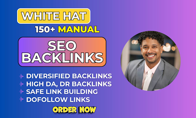 Gig Preview - Do safe white hat SEO link building backlinks for google ranking