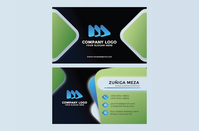 Gig Preview - Design professional, modern, and minimalist business cards