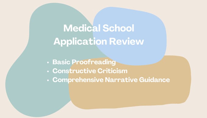 Bestseller - review your medical school application materials