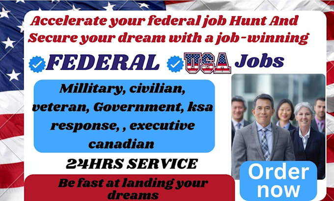 Gig Preview - Provide tailored federal resumes for usajobs job seekers