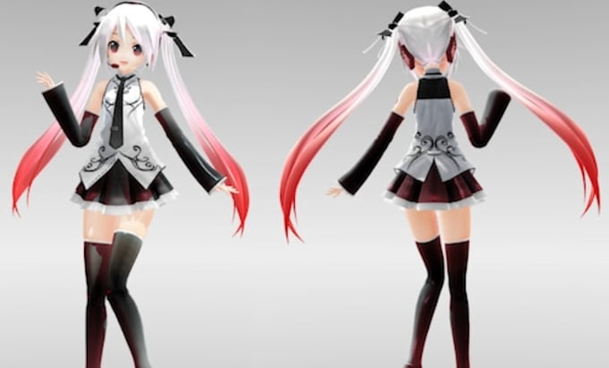 Gig Preview - Create high quality mmd,3d vtuber, vrchat models with blender