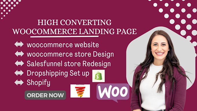 Gig Preview - Woocommerce store ecommerce design online store wix ecommerce wordpress design