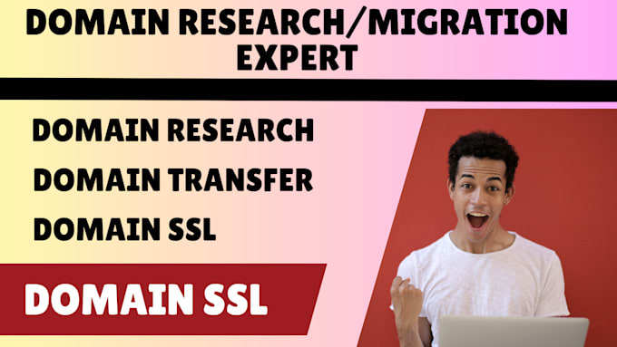 Gig Preview - Do domain research for your business domain migration domain ssl domain transfer