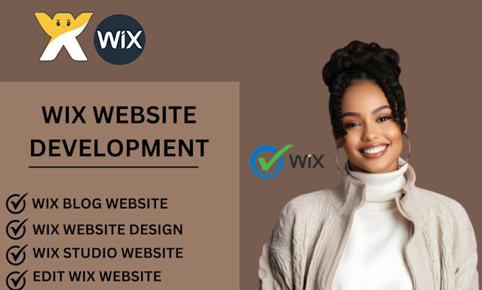 Gig Preview - Wix website design, wix studio website development, edit wix website design wix