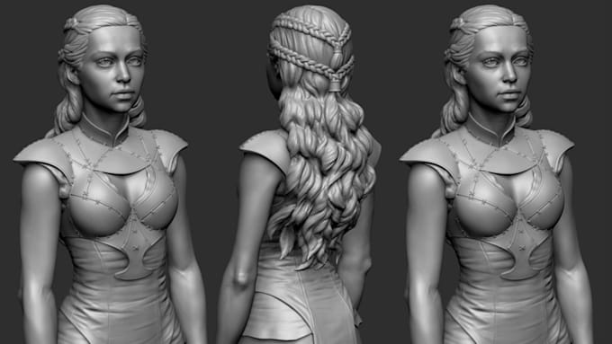 Gig Preview - Sculpt 3d model and character for 3d printing and rendering