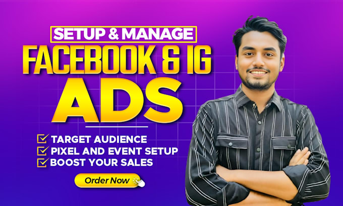 Gig Preview - Facebook ads campaign instagram ads meta ads marketing fb advertising manager