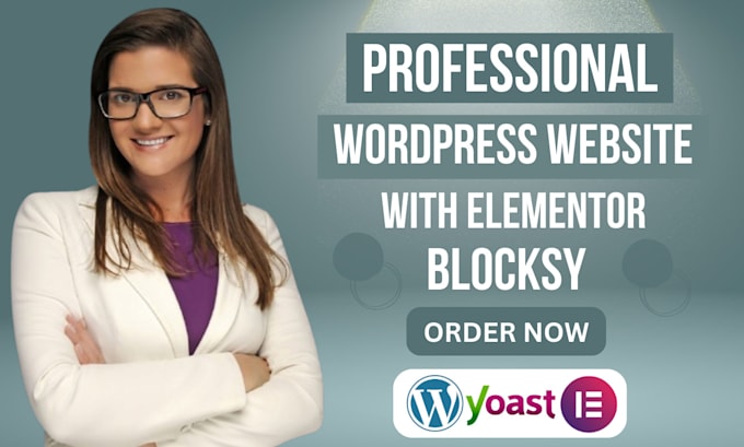 Gig Preview - Design wordpress website with elementor pro blocksy theme gutenberg block