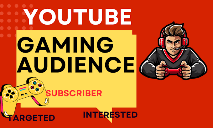 Gig Preview - Do organic promotion of your gaming video, youtube channel, twitch to audience