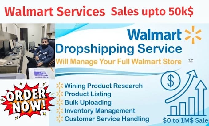 Gig Preview - Be your 2 step walmart virtual asisstant