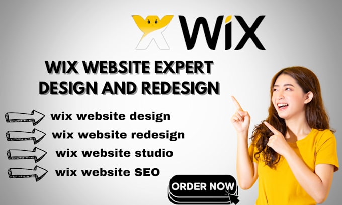 Gig Preview - Design wix website with wix studio wix website design wix website redesign