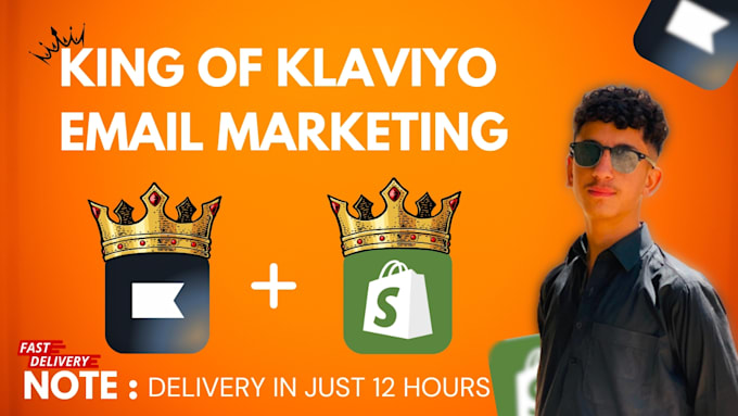 Gig Preview - Grow your buisness through klaviyo email marketing