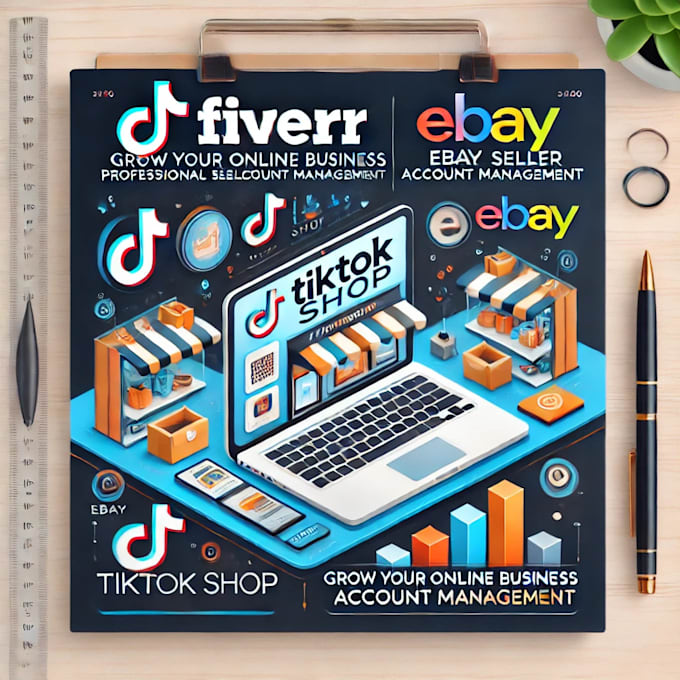 Gig Preview - Expert tiktok and ebay seller account management services