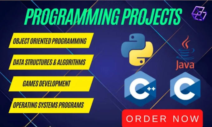 Gig Preview - Write code,scripts,tasks in python java c cpp sql,programming projects