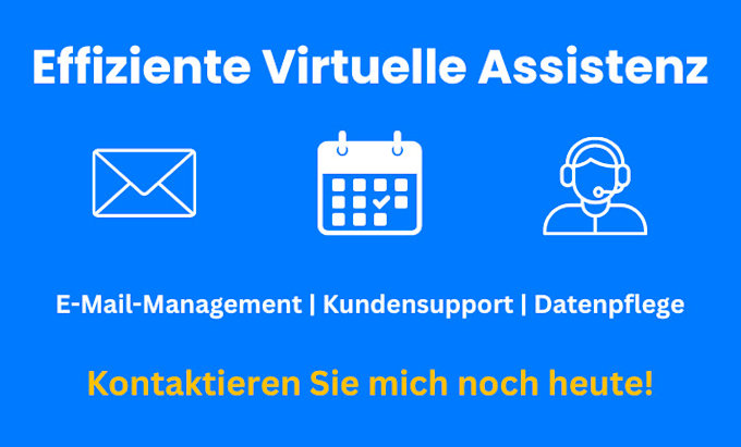 Bestseller - professionelle virtuelle assistenz kundensupport, datenmanagement, organisation