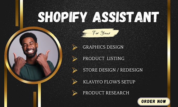 Gig Preview - Be your long term shopify manager admin virtual assistant