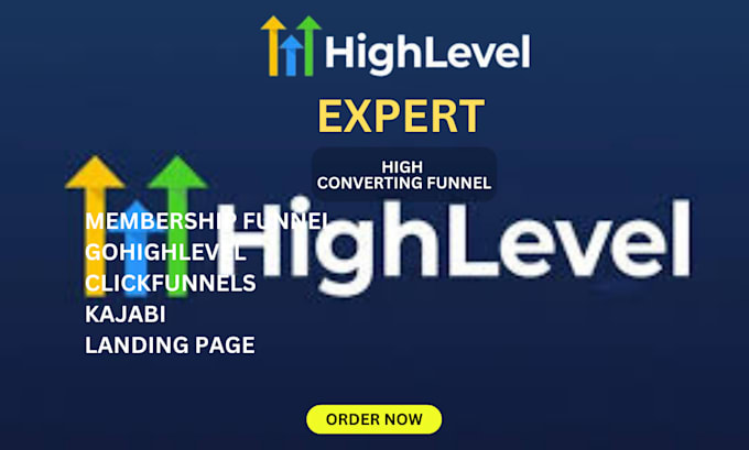 Gig Preview - Setup gohighlevel automation, clickfunnels, markerting website