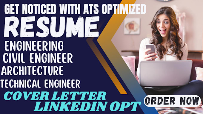 Gig Preview - Build professional ats resume writing and linkedin, IT, sales, tech, engineering