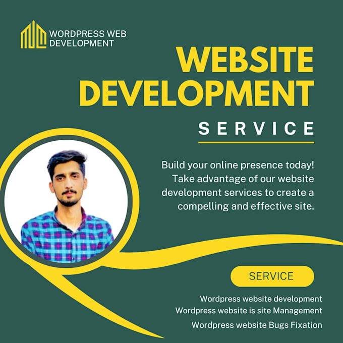 Gig Preview - Develop and fix your wordpress website