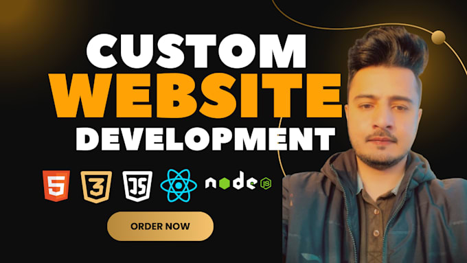 Gig Preview - Do website development as full stack web developer, front end, backend developer