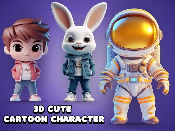 Gig Preview - Create 3d  models, animals, toys, and character model for 3d printing