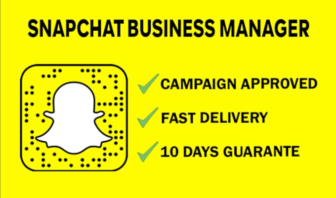 Bestseller - create a snapchat agency account, snapchat ads, and ads management