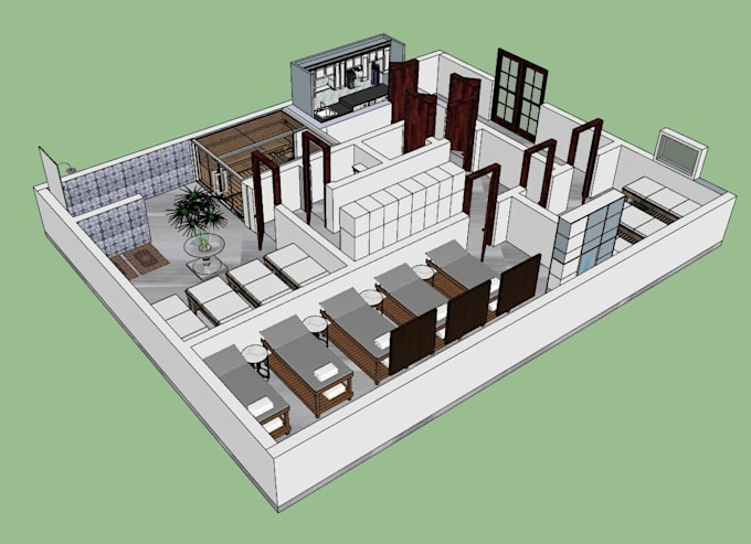 Gig Preview - Draw architect, draftsman service for 2d floor plan and commercial architecture