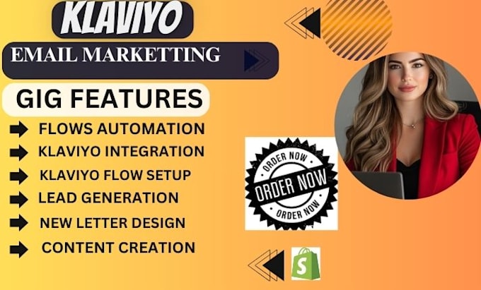 Gig Preview - Klaviyo email marketing klaviyo flows boost shopify website sales marketing