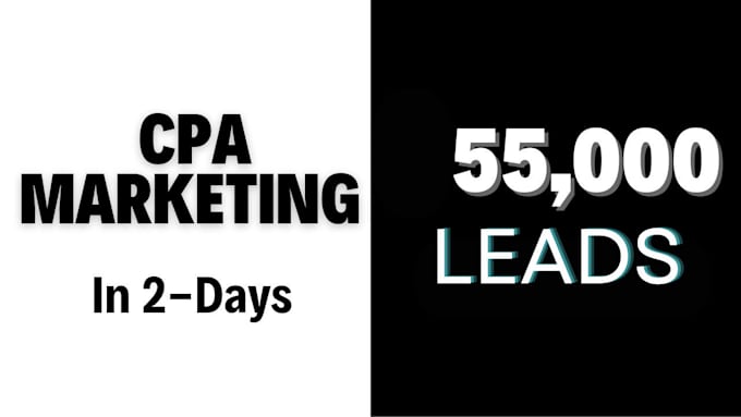 Gig Preview - Cpa marketing, promote affiliate link with google ads campaign to get 900k leads