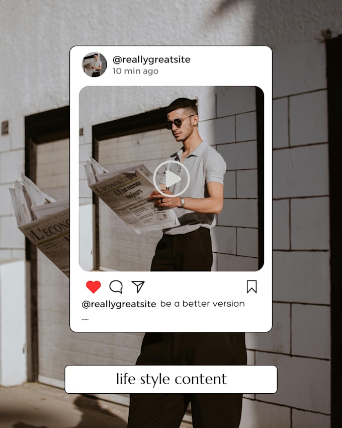 Gig Preview - Do lifestyle video editing for instagram reels and posts