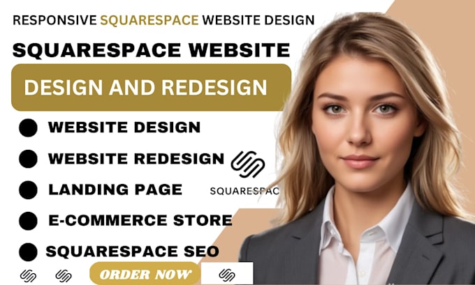 Gig Preview - Create squarespace website do squarespace website design redesign squarespace