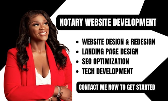 Gig Preview - Design attorney website notary landing page lawyer website notary law website