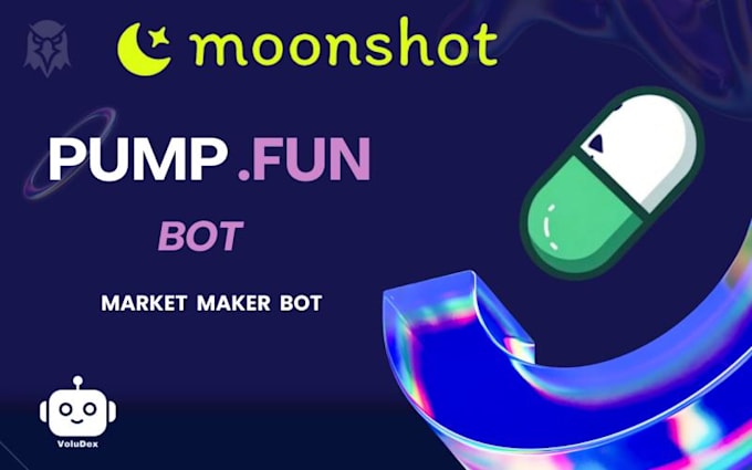 Gig Preview - Develop pump bot, volume bot for dex and moonshot on solana and base