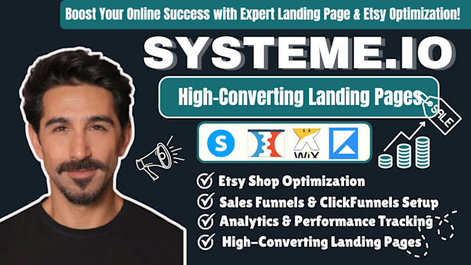 Gig Preview - Optimize a high converting landing page, sales funnel