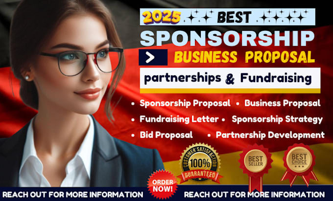 Gig Preview - Design your fundraising or sponsorship proposal, project proposals, pitch deck