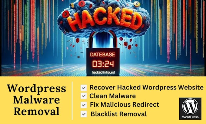 Gig Preview - Fix your hacked wordpress website and remove malware