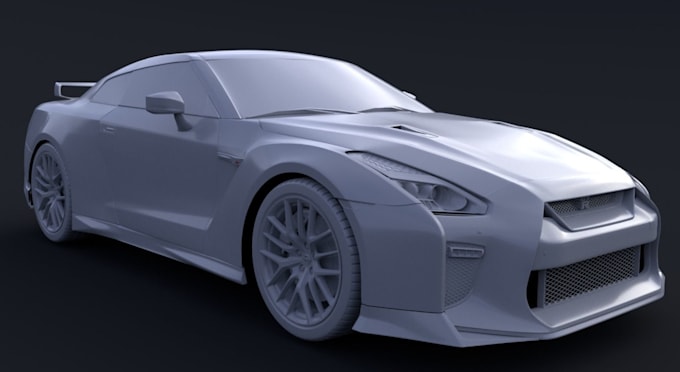 Bestseller - craft nissan gtr r35,3d car model,step file,obj,fbx,blend,control rig,automotive