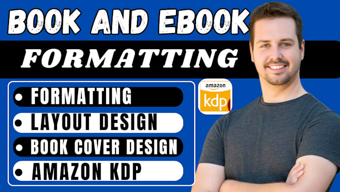 Gig Preview - Do ebook formatting and layout design for print and ebook cover design