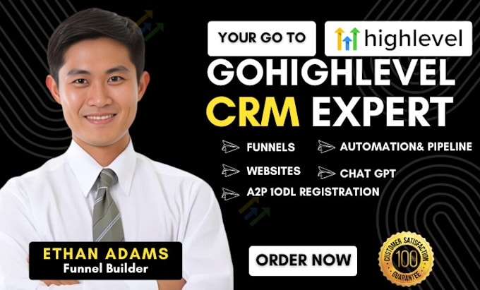 Gig Preview - Gohighlevel landing page ghl sales funnel go highlevel landing page automation