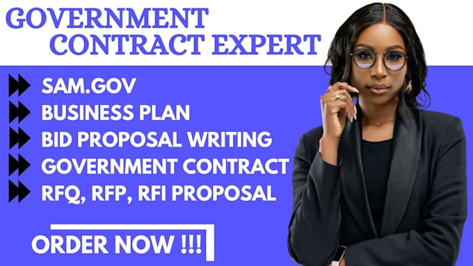 Gig Preview - Write winning government contract government contract proposal ,bid proposal rfp