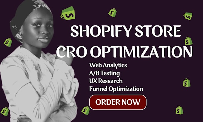 Gig Preview - Boost conversion rate and sales with shopify cro optimization audit shopify