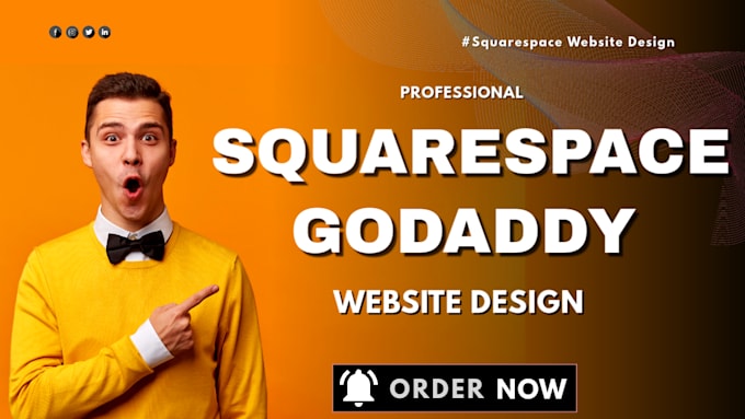 Gig Preview - Create stunning squarespace website godaddy website hostinger wordpress website