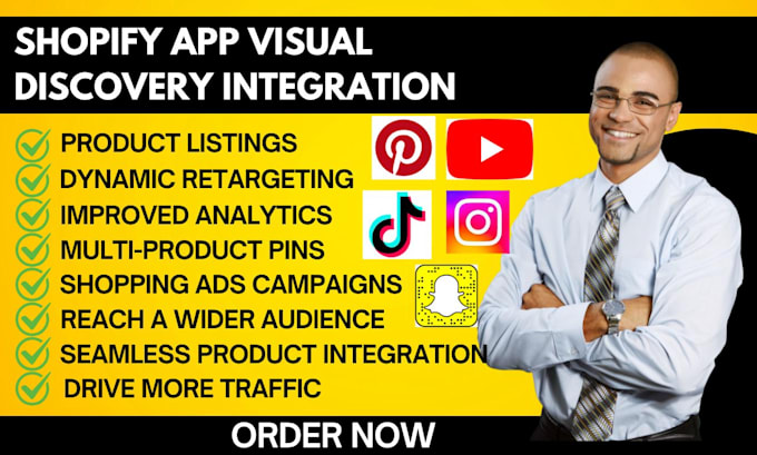 Bestseller - boost shopify sale with virtual discovery pinterest instagram snapchat tiktok