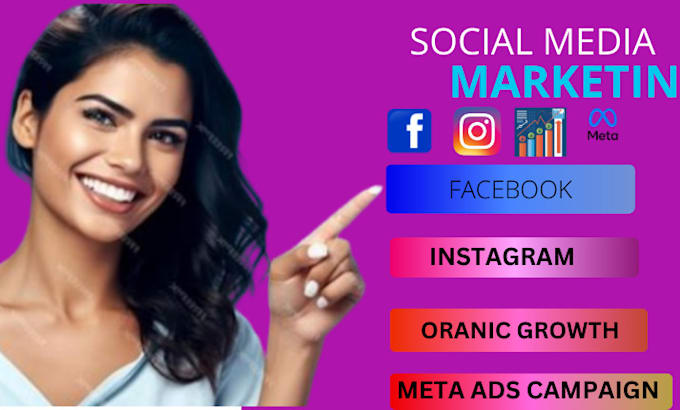 Gig Preview - Do meta ads campaign facebook and instagram set up with organic growth